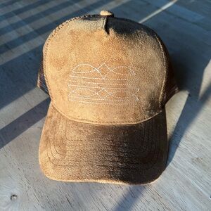 Western boot stitch Trucker Hat